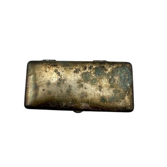 Antique Gillette Razor Set With Embossed Metal Case & Accessories USA-Made Razor - Picture 6 of 16